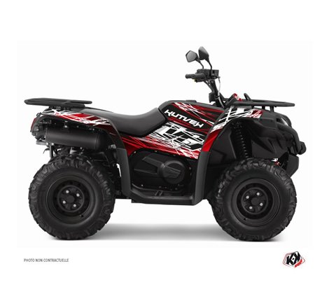 Kit Déco Quad Eraser CF MOTO CFORCE 450 S Rouge Blanc (2015-2023)