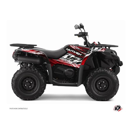 Kit Déco Quad Eraser CF MOTO CFORCE 450 S Rouge Blanc (2015-2023)