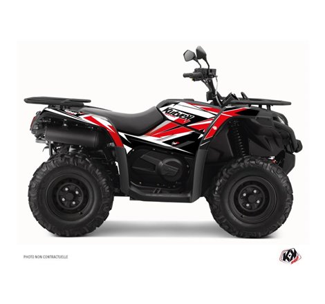 Kit Déco Quad Stage CF MOTO CFORCE 450 S Noir Rouge (2015-2023)