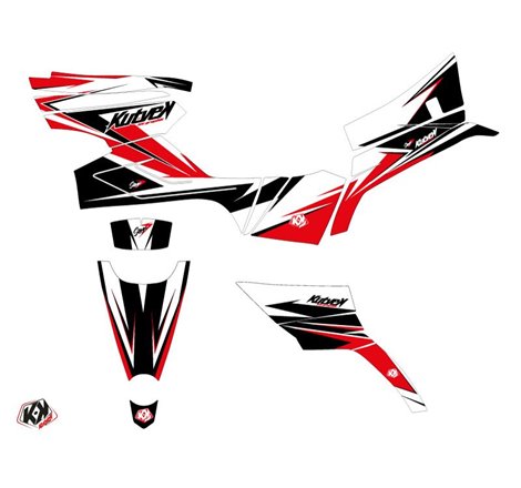 Kit Déco Quad Stage CF MOTO CFORCE 450 S Noir Rouge (2015-2023)