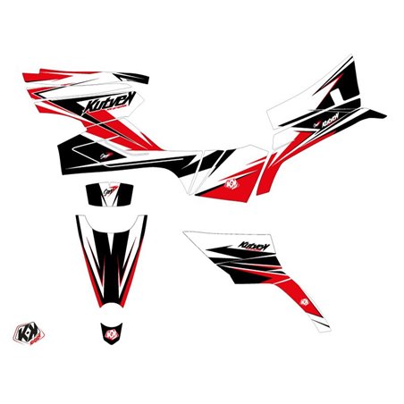Kit Déco Quad Stage CF MOTO CFORCE 450 S Noir Rouge (2015-2023)