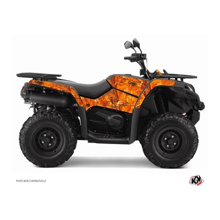 Kit Déco Quad Camo CF MOTO CFORCE 520 S Orange (2016-2023)