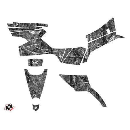 Kit Déco Quad Camo CF MOTO CFORCE 520 S Gris (2016-2023)