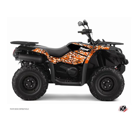 Kit Déco Quad Predator CF MOTO CFORCE 520 S Noir Orange (2016-2023)