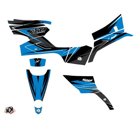 Kit Déco Quad Stage CF MOTO CFORCE 520 S Bleu Noir (2016-2023)