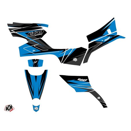 Kit Déco Quad Stage CF MOTO CFORCE 520 S Bleu Noir (2016-2023)