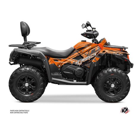 Kit Déco Quad Brush CF MOTO CFORCE 600 Orange (2019-2023)