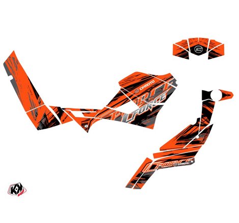 Kit Déco Quad Brush CF MOTO CFORCE 600 Orange (2019-2023)