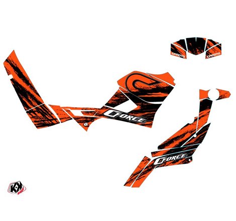 Kit Déco Quad Splatter CF MOTO CFORCE 600 Orange (2019-2023)