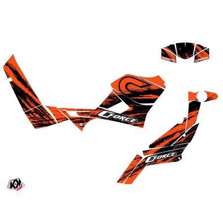 Kit Déco Quad Splatter CF MOTO CFORCE 600 Orange (2019-2023)