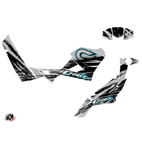 Kit Déco Quad Splatter CF MOTO CFORCE 600 Gris (2019-2023)