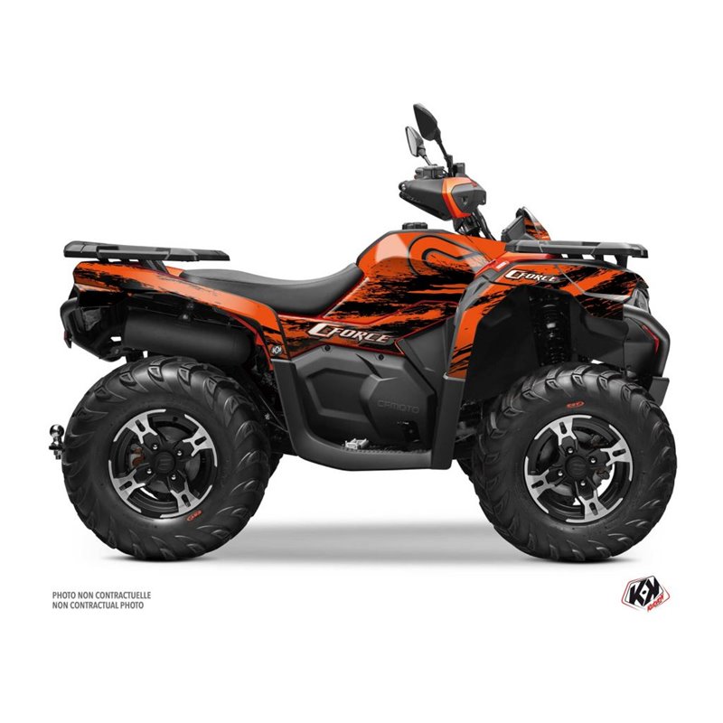 Kit Déco Quad Splatter CF MOTO CFORCE 600 Orange (2014-2015)