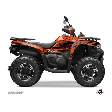 Kit Déco Quad Splatter CF MOTO CFORCE 600 Orange (2014-2015)