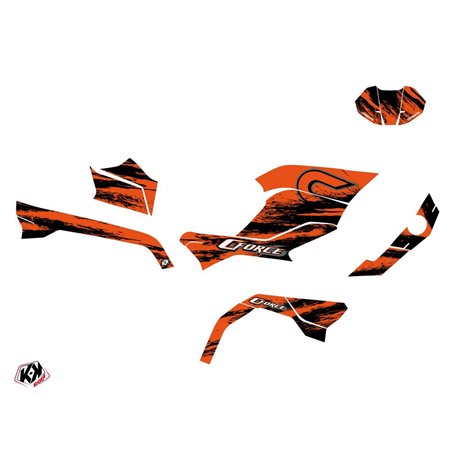 Kit Déco Quad Splatter CF MOTO CFORCE 600 Orange (2014-2015)