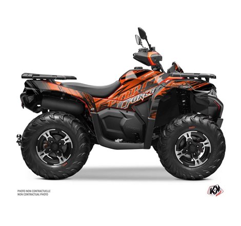 Kit Déco Quad Brush CF MOTO CFORCE 600 Orange (2020-2023)