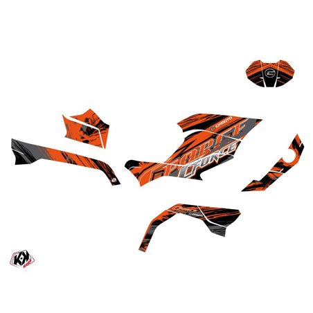 Kit Déco Quad Brush CF MOTO CFORCE 625 Orange (2020-2023)