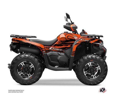 Kit Déco Quad Splatter CF MOTO CFORCE 625 Orange (2020-2023)