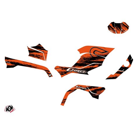 Kit Déco Quad Splatter CF MOTO CFORCE 625 Orange (2020-2023)