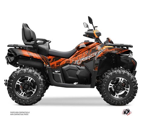 Kit Déco Quad Brush CF MOTO CFORCE 625 TOURING Orange (2020-2023)