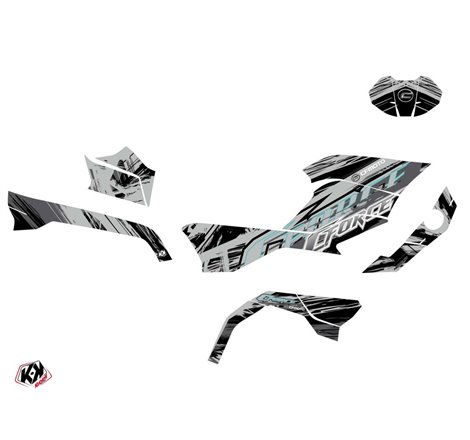 Kit Déco Quad Brush CF MOTO CFORCE 625 TOURING Gris (2020-2023)
