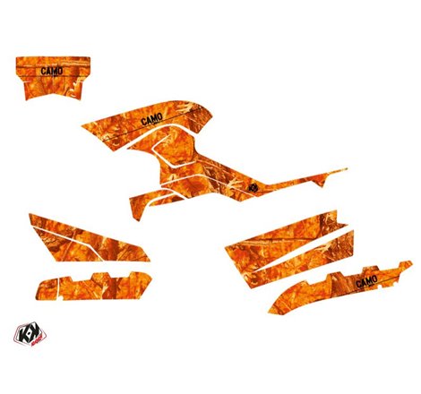 Kit Déco Quad Camo CF MOTO CFORCE 800 S Orange (2014-2017)