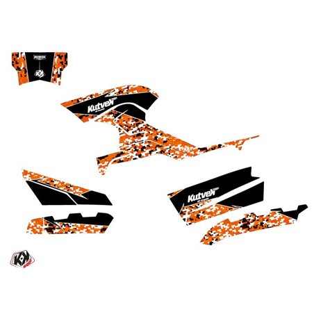 Kit Déco Quad Predator CF MOTO CFORCE 800 S Noir Orange (2014-2017)