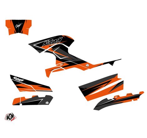 Kit Déco Quad Stage CF MOTO CFORCE 800 S Orange (2014-2017)