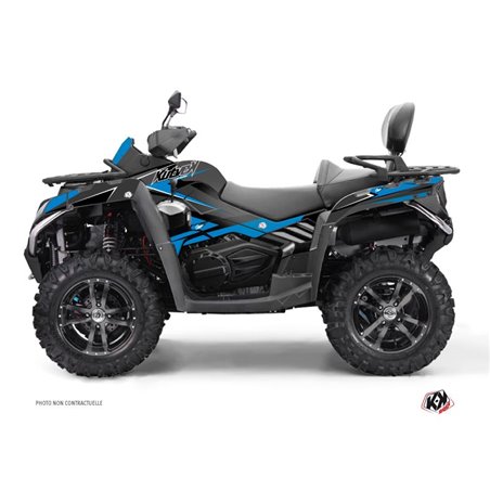 Kit Déco Quad Stage CF MOTO CFORCE 800 S Bleu Noir (2014-2017)