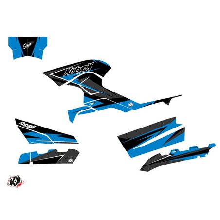 Kit Déco Quad Stage CF MOTO CFORCE 800 S Bleu Noir (2014-2017)