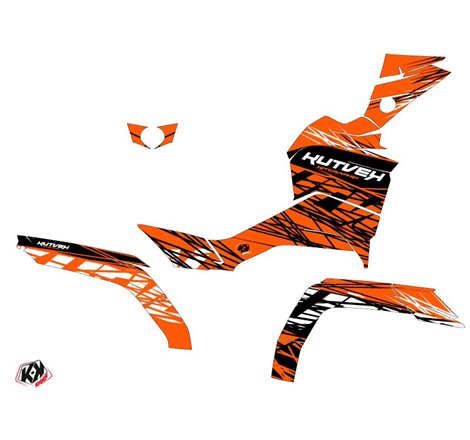Kit Déco Quad Eraser CF MOTO CFORCE 850 XC Orange Noir (2018-2023)