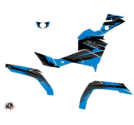 Kit Déco Quad Stage CF MOTO CFORCE 850 XC Bleu Noir (2018-2023)