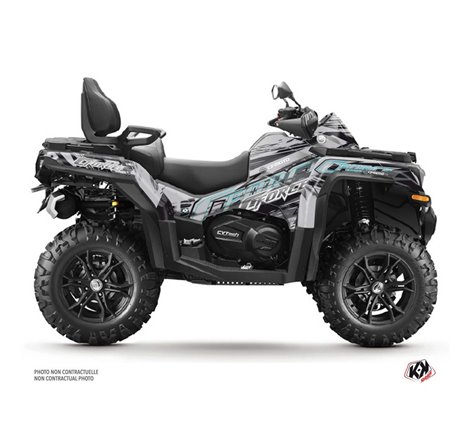 Kit Déco Quad Brush CF MOTO CFORCE 850 XC Gris FULL (2018-2023)