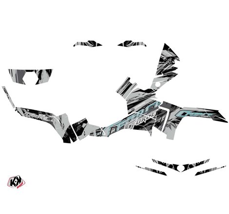 Kit Déco Quad Brush CF MOTO CFORCE 850 XC Gris FULL (2018-2023)
