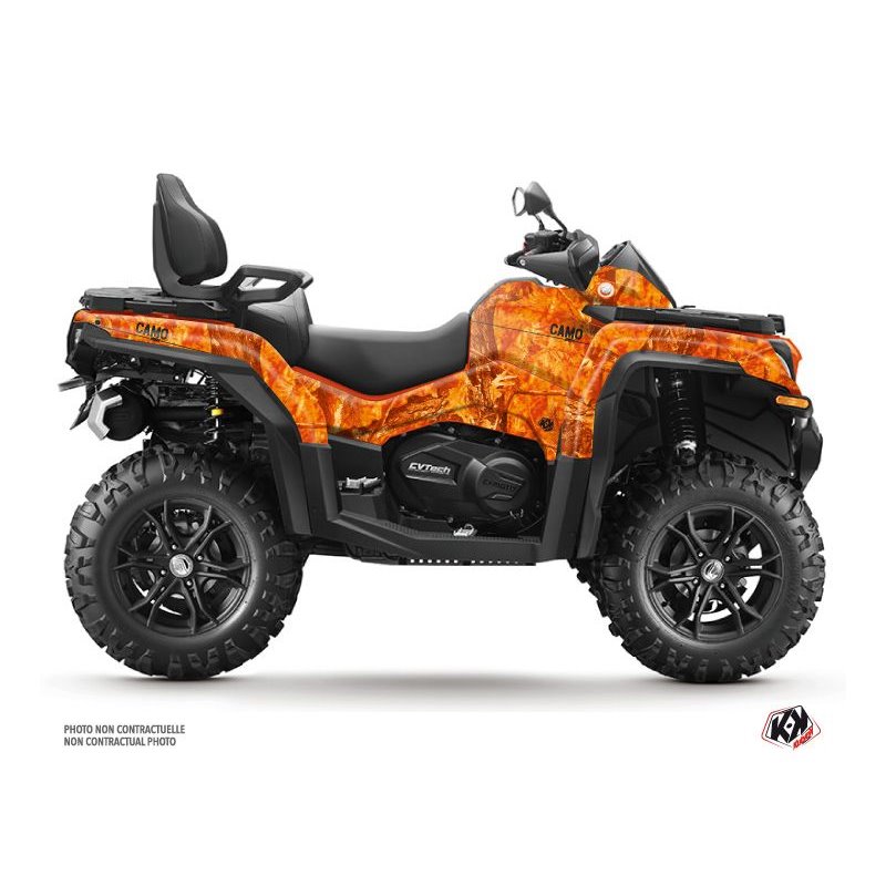 Kit Déco Quad Camo CF MOTO CFORCE 1000 Orange (2017-2023)