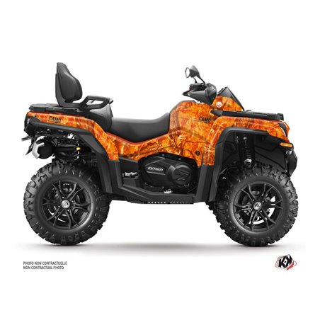 Kit Déco Quad Camo CF MOTO CFORCE 1000 Orange (2017-2023)