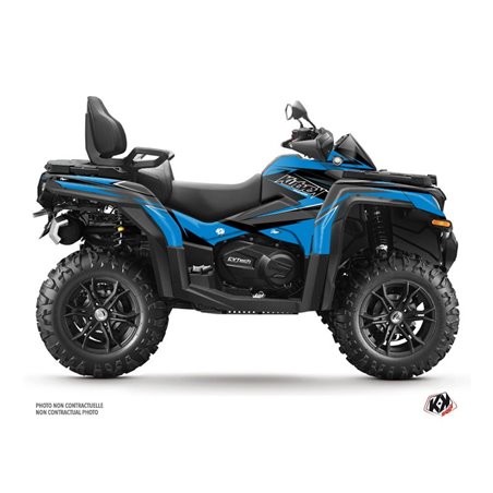 Kit Déco Quad Stage CF MOTO CFORCE 1000 Bleu Noir  (2017-2023)