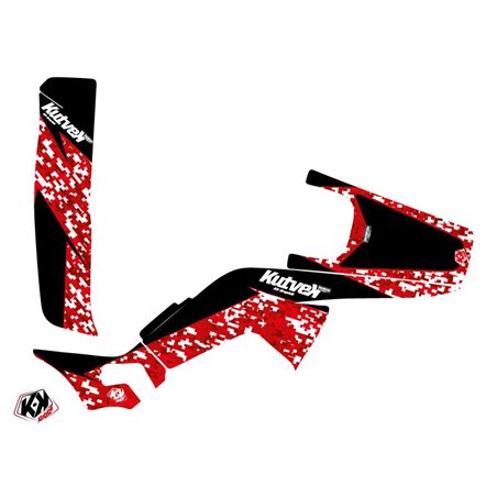 Kit Déco Quad Predator Honda 250 TRX R Rouge (2007-2012)