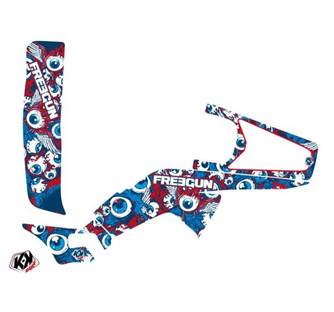 Kit Déco Quad Freegun Eyed Honda 250 TRX R Rouge (2007-2012)