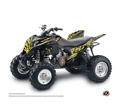 Kit Déco Quad Eraser Fluo Honda 700 TRX Jaune (2007-2017)