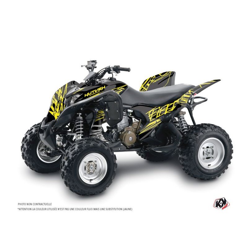 Kit Déco Quad Eraser Fluo Honda 700 TRX Jaune (2007-2017)