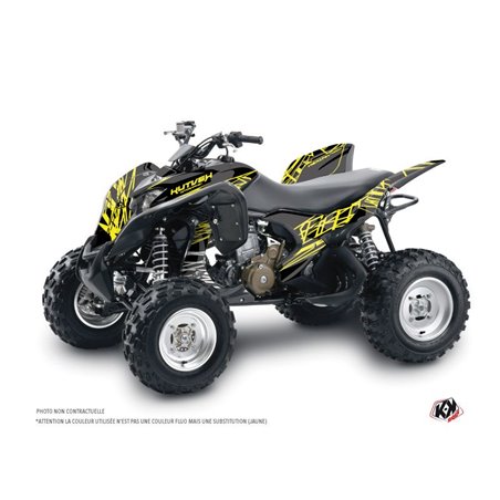 Kit Déco Quad Eraser Fluo Honda 700 TRX Jaune (2007-2017)