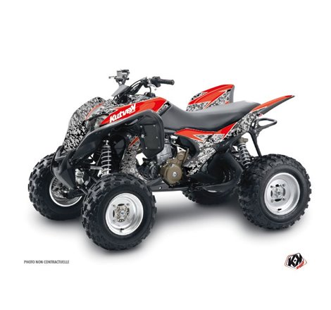 Kit Déco Quad Predator Honda 700 TRX Noir Rouge (2007-2017)