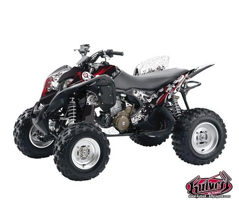 Kit Déco Quad Trash Honda 700 TRX Noir Rouge (2007-2017)