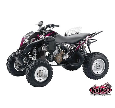 Kit Déco Quad Trash Honda 700 TRX Noir Rose (2007-2017)