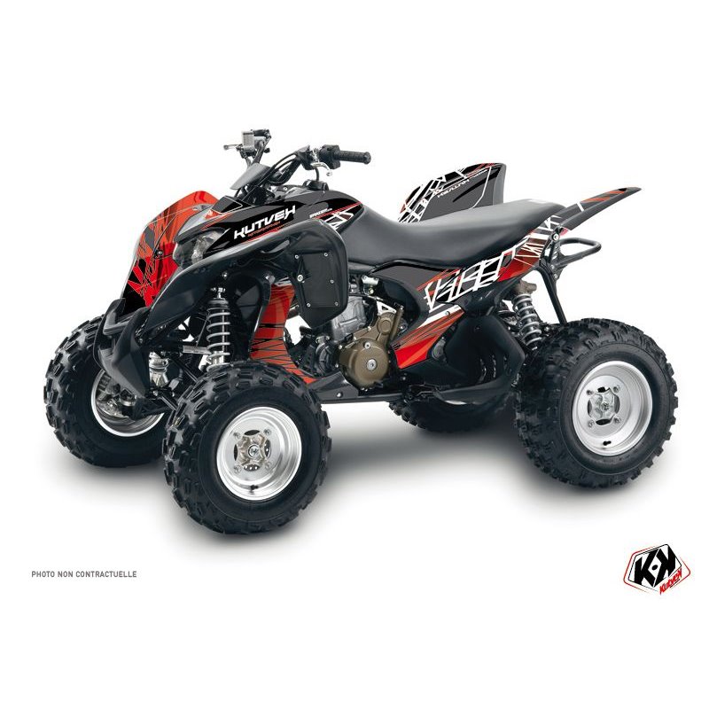 Kit Déco Quad Eraser Honda 700 TRX Rouge Blanc (2007-2017)