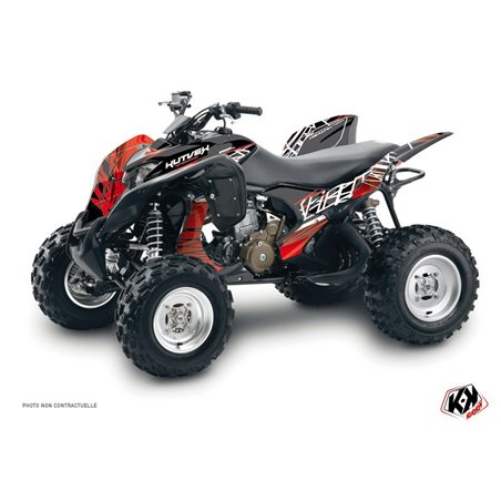 Kit Déco Quad Eraser Honda 700 TRX Rouge Blanc (2007-2017)