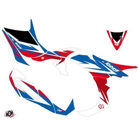 Kit Déco Quad Stage Honda 700 TRX Bleu Rouge (2007-2017)