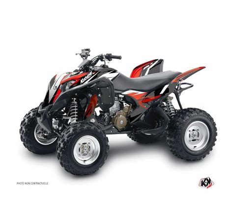 Kit Déco Quad Stage Honda 700 TRX Noir Rouge (2007-2017)
