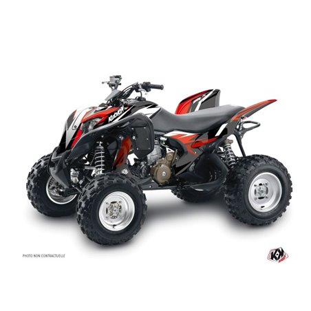 Kit Déco Quad Stage Honda 700 TRX Noir Rouge (2007-2017)
