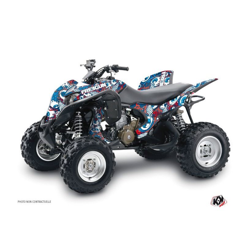 Kit Déco Quad Freegun Eyed Honda 700 TRX Rouge (2007-2017)